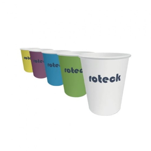Kolorowe kubki papierowe Roteck 50 szt.