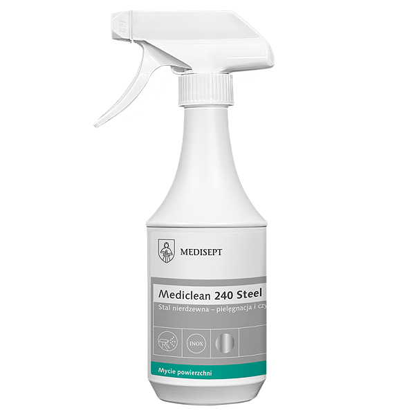 Mediclean 240 Steel 500 ml SM1185