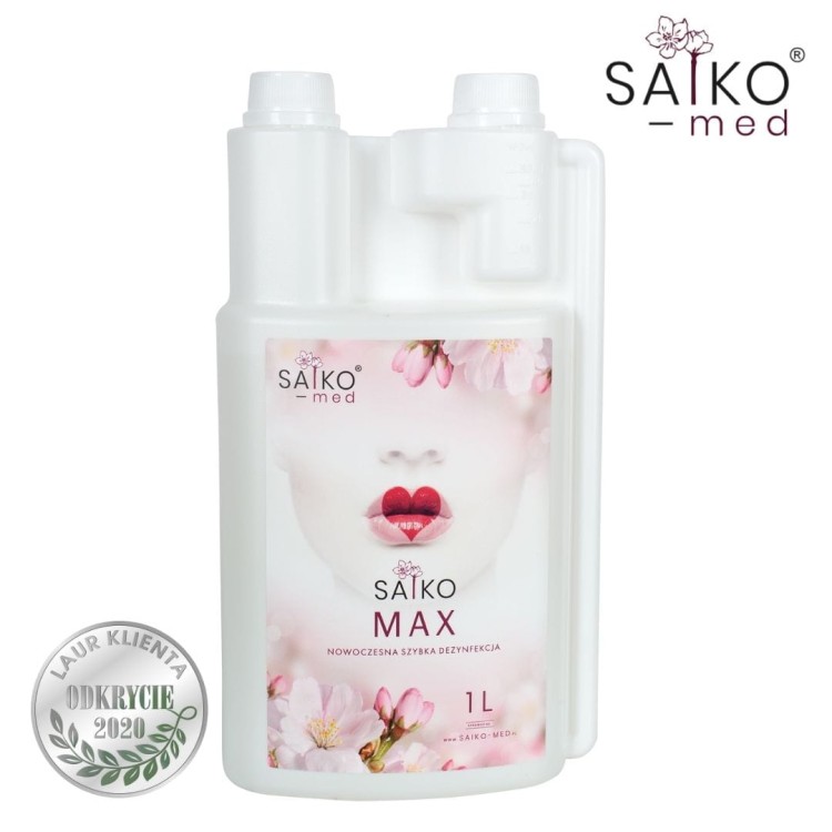 Saiko-Max koncentrat do mycia i dezynfekcji dużych powierzchni w tym podłóg