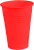 Kubki jednorazowe 200 ml kolorowe 100 szt. czerwony