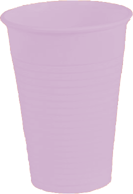 Kubki jednorazowe 200 ml kolorowe 100 szt. liliowy