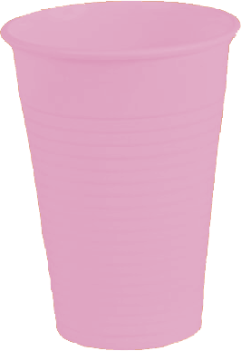 Kubki jednorazowe 200 ml kolorowe 100 szt. rozowy