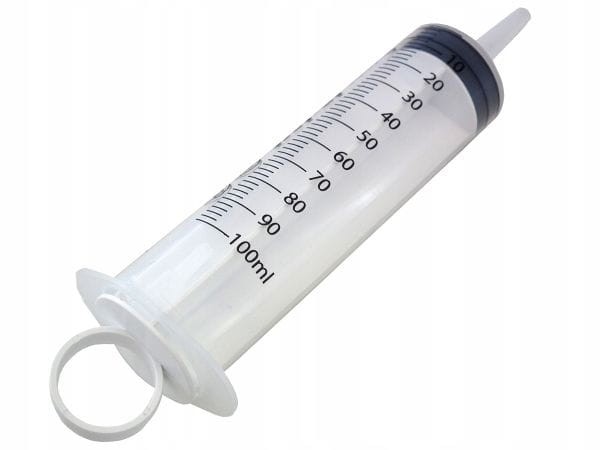 Strzykawka z końcówką do cewników 100 ml SM0012