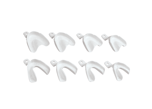 BMS Dental łyżki wyciskowe ortodontyczne poliwęglanowe 8szt. SM013