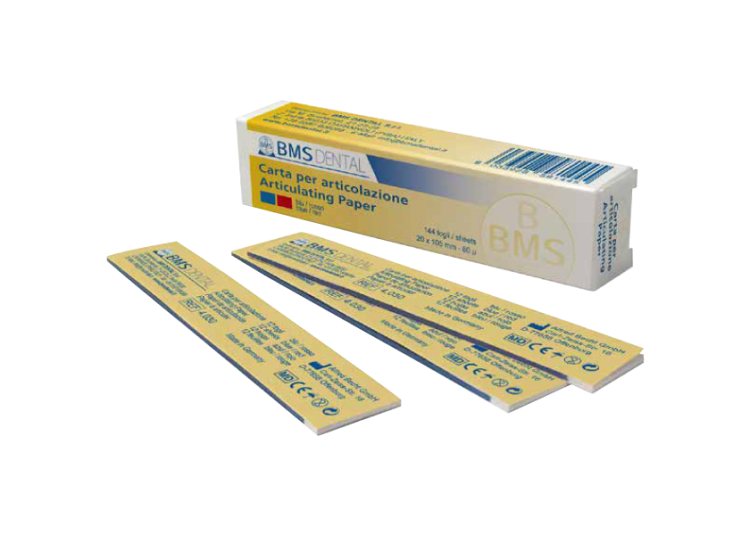 Bms Dental kalka artykulacyjna 80µ / 144 listki SM027