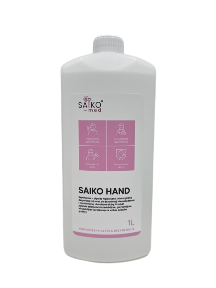 Saiko Hand preparat do dezynfekcji rąk i skóry 1L SM267