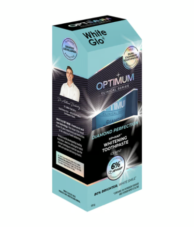 White-Glo-Wybielająca-Pasta-Optimum-Clinical-Series-Diamond-Perfection-Ice-Mint-100g