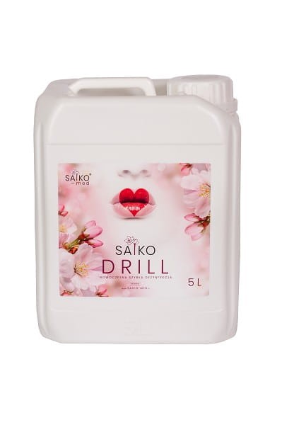 Saiko Drill 5L gotowy do użycia płyn do dezynfekcji narzędzi w tym rotacyjnych